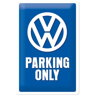 Plakat blaszany 20x30cm VW Parking Only retro фото