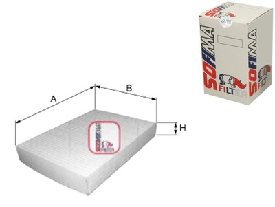 SOFIMA FILTER CABIN 1315686 3M5J18D543BA MS6331  