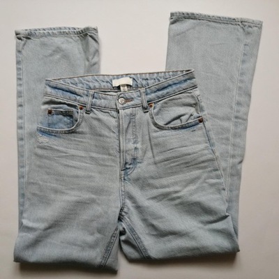 H&M spodnie jeans z rozszerzaną nogawką bootcut r.36