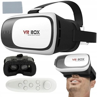 OKULARY GOGLE 3D VR BOX VIRTUAL REALITY KONTROLER