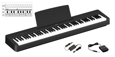 YAMAHA P-145 Cyfrowe Pianino z Pedałem