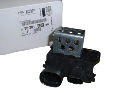 Резистор вентилятора citroen peugeot 9830143880 оригінал фото №1