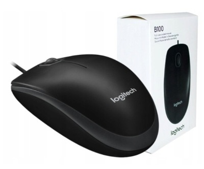 Mysz optyczna Logitech B100 Czarna 910-003357