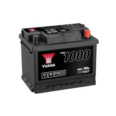 BATTERY YUASA YBX1027 12V 56AH 510A YBX1000 CACA P+ STANDARD  