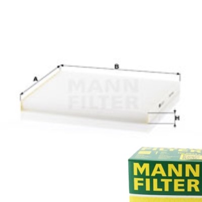 Mann-filter cu 26 017 фильтр, вентиляция пространство пассажирский фото №1