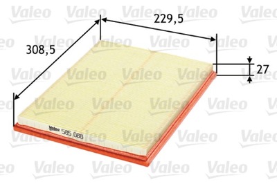 FILTRO AIRE OPEL ASTRA 1.4I-2.0I  