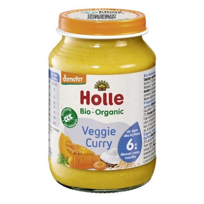 HOLLE Bio Danie Wegetariańskie curry 190g