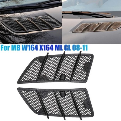 Car Hood Upper Air Vent Grille Cover Trim for Mercedes Benz W164 ML ~54118