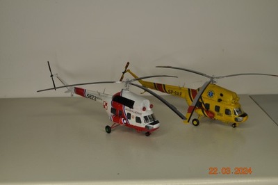 Śmigłowiec Mi-2 Rescue SAR Bydgoszcz Helikopter GOTOWY 1/48
