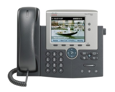 TELEFON IP PHONE CISCO 7945 2 Linie, 2x 1G RJ45, KOLOROWY WYŚWIETLACZ /159