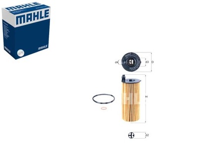 FILTER OILS BMW MAHLE  