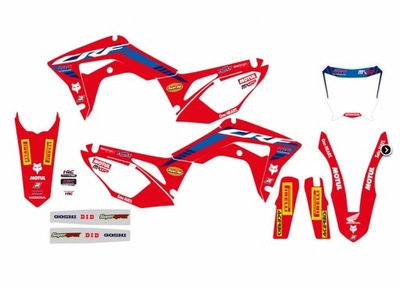 BLACKBIRD JUEGO NAKLEJEK (OKLEIN) HONDA CRF 250R '18-'21, CRF 450R '17-'2  