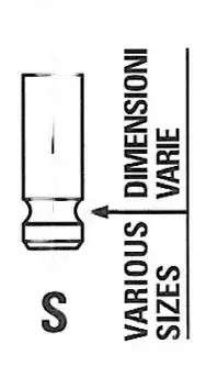 Клапан впускной впускной  r6698/snt freccia ford mazda фото №1