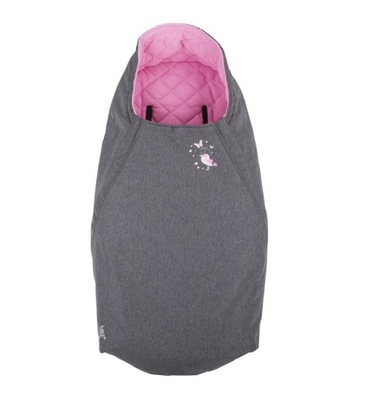 CuddleCo śpiworek Comfi Extreme wodoodporny szaro różowy