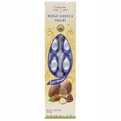 Erasmi nougat gianduja praline jajeczka 125g