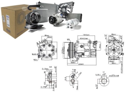 Компрессор кондиционера ds ds 3 citroen berlingo berlingo multispace фото №1