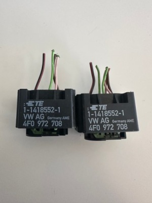 !vw audi колодка соединитель штекер 4f0972708! фото №1
