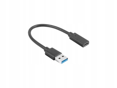 Kabel adapter USB 3.1 USB-C - USB 15cm czarny