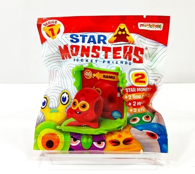 STAR MONSTER - SASZETKA Z 2 FIGURKAMI - 1szt / SERIA 1 / MAGIC BOX