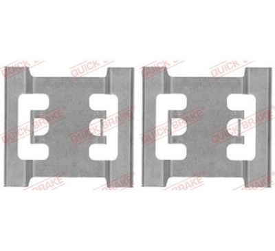 Quick brake набор монтажный тормозных колодок opel фото №1