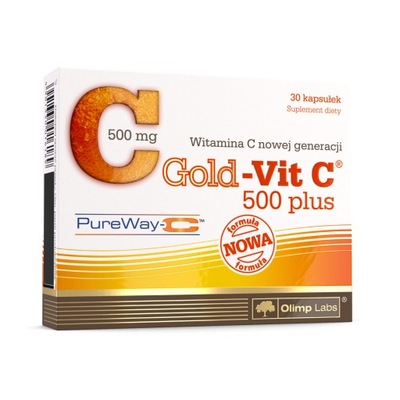 OLIMP GOLD VIT C 500 PLUS 30 kaps DUŻA DAWKA WIT.C