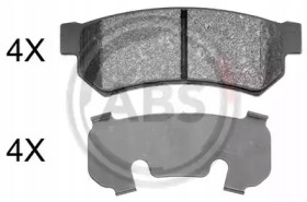 Тормозные колодки тормозной. chevrolet lacetti 05- задняя фото №1