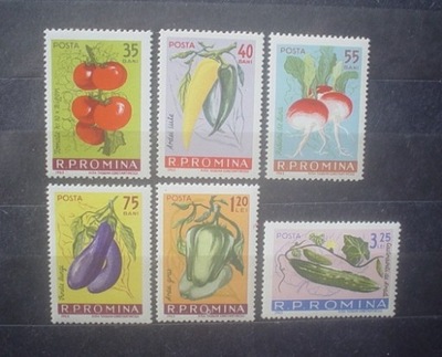 seria Mi 2131 - 2136 ** RUMUNIA WARZYWA