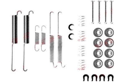 QUICK BRAKE JUEGO DE MONTAJE ZAPATAS DE FRENADO AKEBONO MITSUBISHI  