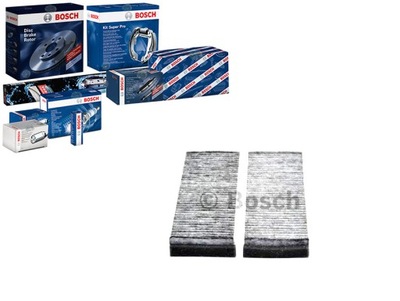 Фильтр кабины audi a6 r8 04- с активированным углем bosc фото №1