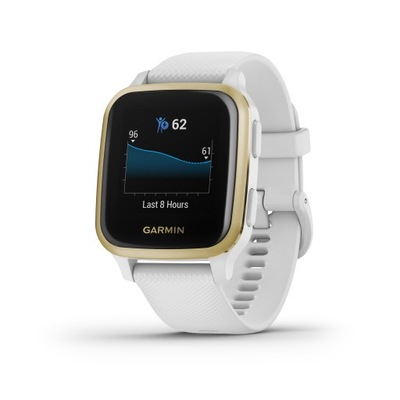 Garmin Venu SQ 40mm GPS Smartwatch White/Gold