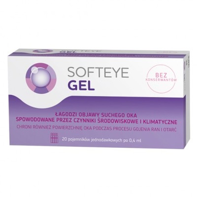 SOFTEYE GEL DO OCZU 20 POJEMNIKÓW BEZ KONSERWANTÓW