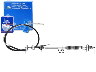Ate тягa трос зчеплення 2150ck 2150ec 422856b 11 фото №1