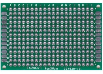 Płytka uniwersalna prototyp PCB 4x6cm dwustronna