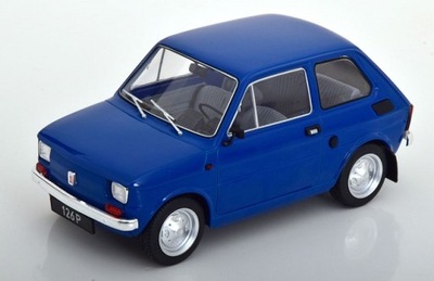 MCG Fiat 126P Blue 1972 Maluch 1:18 18324