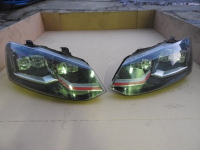 VW POLO 15-18 FARO COMPLETO DIODO LUMINOSO LED PARTE DELANTERA IZQUIERDA 6C1941035A  