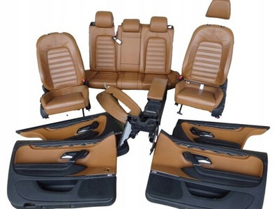 Vw passat cc сиденья кожа коричневый электрика 2011r фото №1