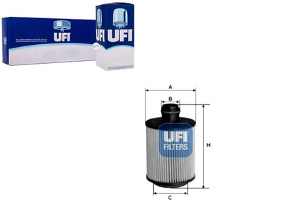 UFI FILTER OILS UFI, 25.088.00 S 5088 PE S5088PE  