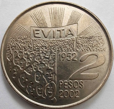 0593 - Argentyna 2 peso, 2002
