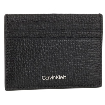 Mały Portfel Męski Calvin Klein Minimalism Czarny