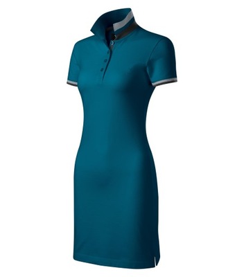 Dopasowana kobieca sukienka - MALFINI - blue XL