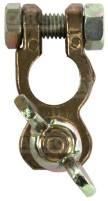 Клема акумуляторна мінусова - mosiężna 192403 фото №1