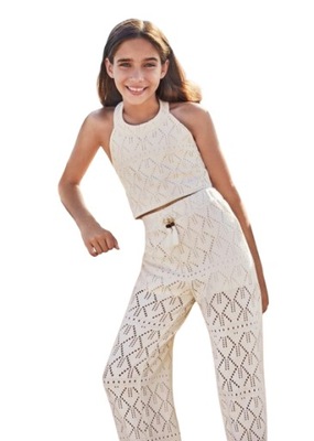 Długie spodnie ażurowe Better Cotton dla dziewczynki Ref. 6504 089r 157