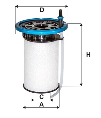 FILTRON FILTRO COMBUSTIBLES PE 982/2  