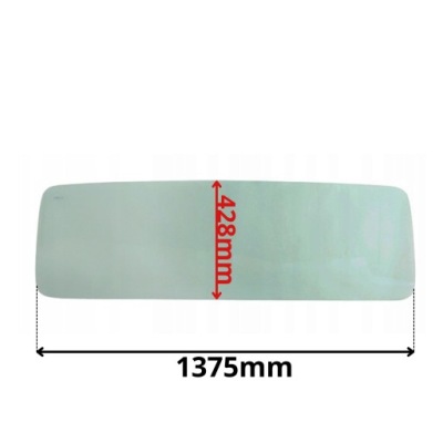 Скло задня стіна перегородкова зелений renault mascott 99-10 0634 фото №1