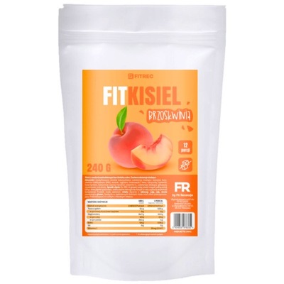 Fitrec Fit Kisiel Instant 240g Brzoskwiniowy Dietetyczny Bez Cukru