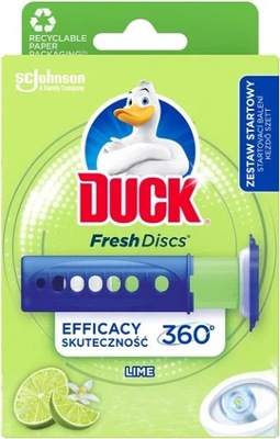 Duck Fresh Discs Żelowy krążek do WC Lime 6 szt.
