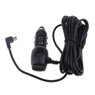 36V PARA 5V/2A MINI USB IZQUIERDO CABLE ZGINAJACY GPS DVR  