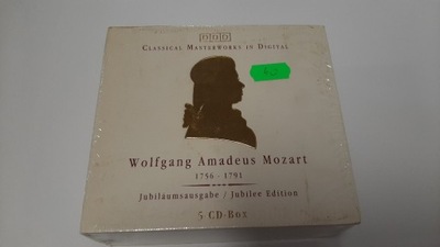 Masterworks in Digital CONCERTOS MOZART 5CD Box NOWY/Folia