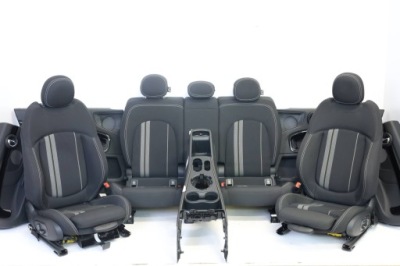 Сидіння заднє сидіння середина салон mini f60 bze1 матеріал подвійний stripe/carbon фото №1