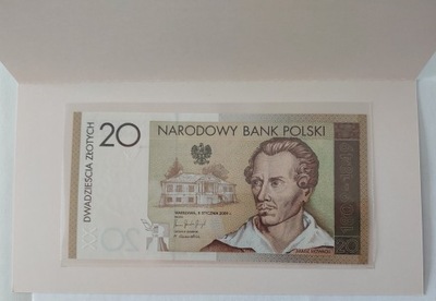 20 zł - Juliusz Słowacki BANKNOT kolekcjonerski